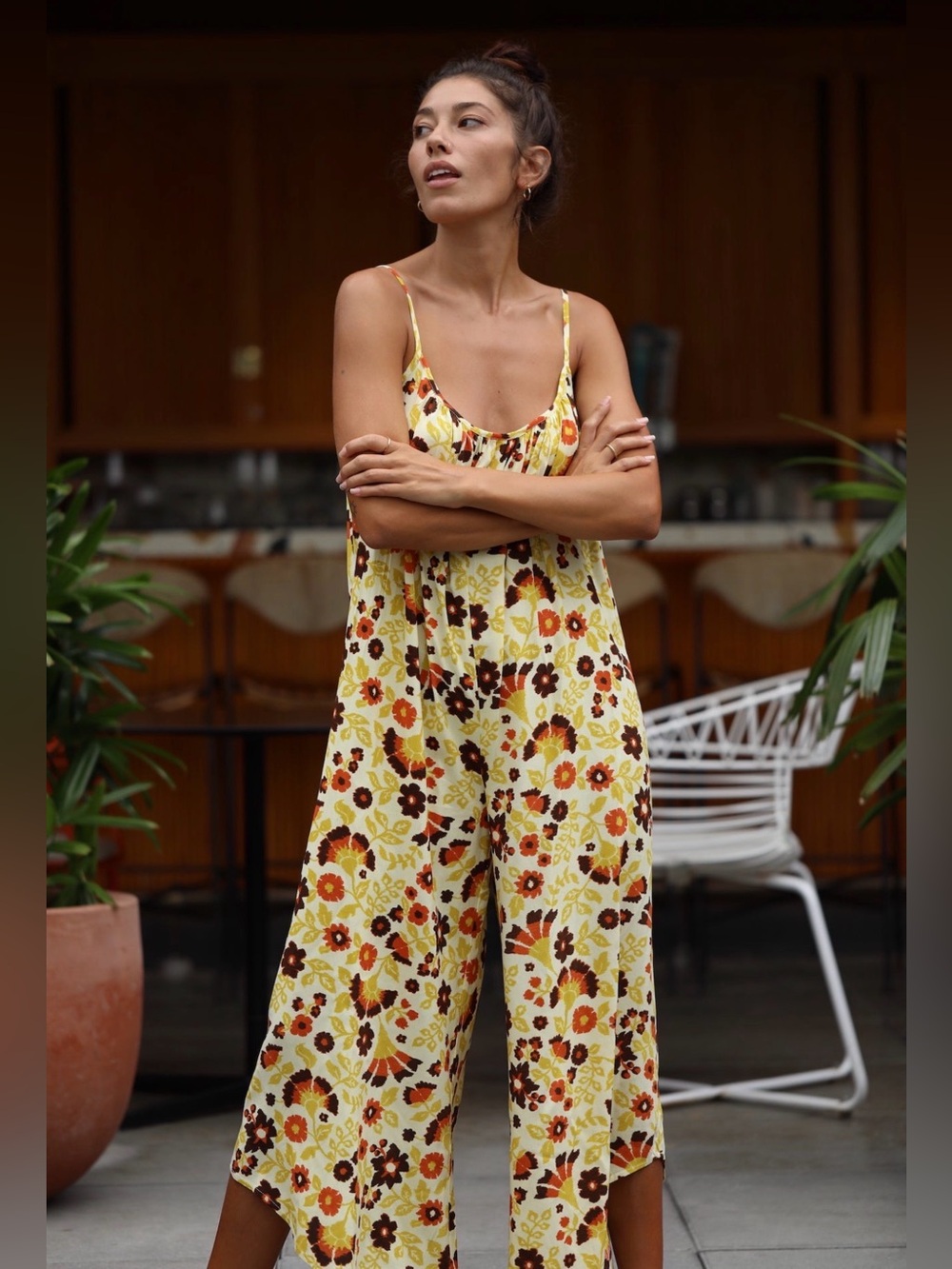 XIX palms jumpsuit L